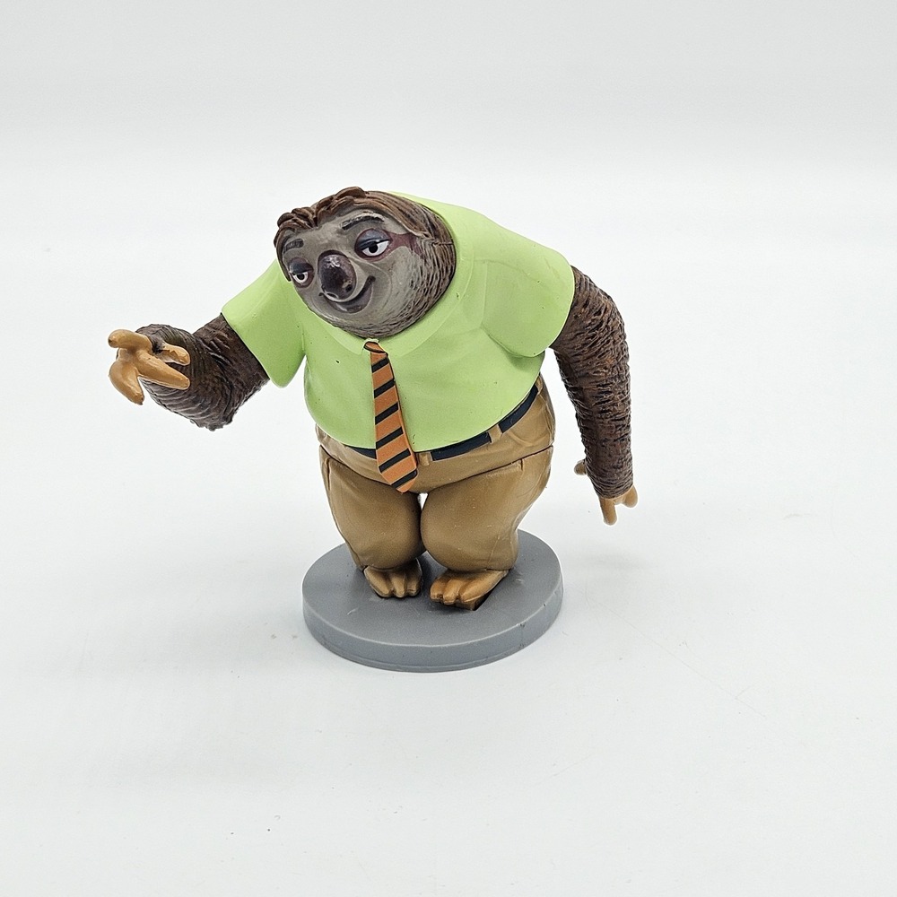 Disney Zootopia Flash the Sloth Slothmore PVC Figure Figurine Cake Topper